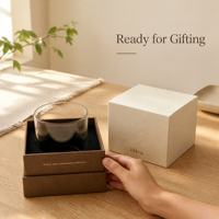 Boîte cadeau en papier bicolore avec logo personnalisé en relief, emballage luxueux à plusieurs couches avec rembourrage en EVA pour bijoux, montres et cadeaux
