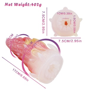 GEEBA Masturbateur Animal : Lombric de mer, Dauphin, Étoile de mer, Conque – Jouet de masturbation masculin avec canal de simulation pour massage de la prostate – Vente en gros - Product Image 6