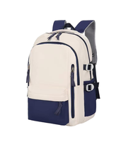 Mochila Antirrobo Unisex Premium con Puerto de Carga USB para Portátil, de Poliéster, a la Moda, Impermeable, con Cierre de Cremallera, Diseño Ergonómico