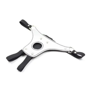 卸売 三角形ストラップオン装着式 カスタム女性用貞操帯 ディルド付き - Product Image 5