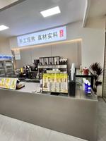 Comptoir en acier sur mesure pour café, salon de thé, ou boutique – Comptoir de présentation en acier pour café