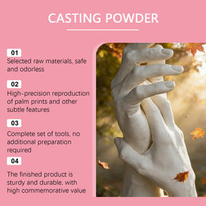 Dowmoo 100g Polvo <span class=keywords><strong>para</strong></span> Modelismo, Polvo <span class=keywords><strong>para</strong></span> Clonación, Regalos DIY, Actividades <span class=keywords><strong>para</strong></span> Padres e Hijos, Polvo <span class=keywords><strong>para</strong></span> Moldear Manos y <span class=keywords><strong>Pies</strong></span>, Juego de Varillas de Lija - Product Image 2