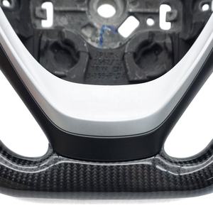 Volante de Fibra de Carbono Real de Repuesto con Cuero para <span class=keywords><strong>BMW</strong></span> Serie 3 <span class=keywords><strong>E46</strong></span> 1997-<span class=keywords><strong>2006</strong></span> - Product Image 5