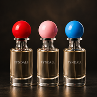 Flacon de parfum en vrac 50ml 100ml en verre pour emballage de parfum en gros avec logo imprimé personnalisé