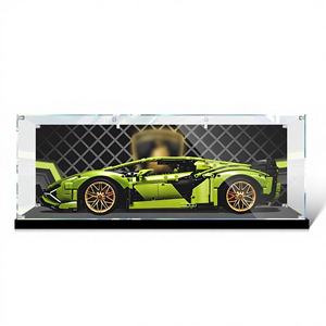 Modelo <span class=keywords><strong>de</strong></span> Auto <span class=keywords><strong>de</strong></span> Carreras 42115 SIAN, <span class=keywords><strong>Caja</strong></span> <span class=keywords><strong>de</strong></span> Exhibición Transparente <span class=keywords><strong>de</strong></span> Acrílico y Plástico <span class=keywords><strong>de</strong></span> 40 <span class=keywords><strong>Piezas</strong></span> con Cubierta Antipolvo - Product Image 1