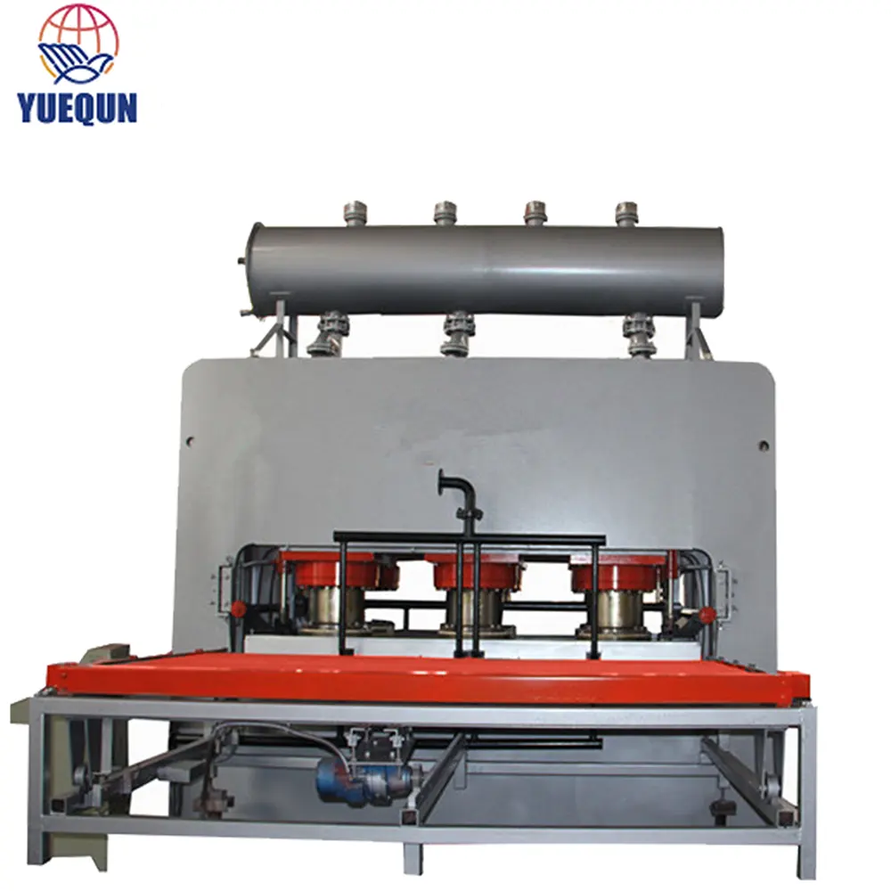 Short Cycle Melamine Laminating Hot Press Machine for Wood Based Panels Lamination