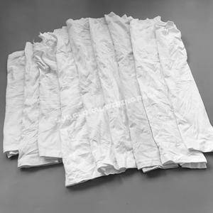 Trapos de algodón de colores variados para limpieza industrial, con baja absorción de aceite y agua, trapos de camiseta blancos estampados, trapos para pintores. - Product Image 1