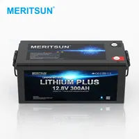 MeritSun بطارية أيون الليثيوم 300ah APP مراقبة 12V Lifepo4 البطارية الشمسية