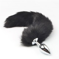 Plug anal en silicone souple en forme de queue de renard, petit dilatateur anal pour débutantes, jouet sexuel pour adultes, accessoires de plaisir personnel féminin