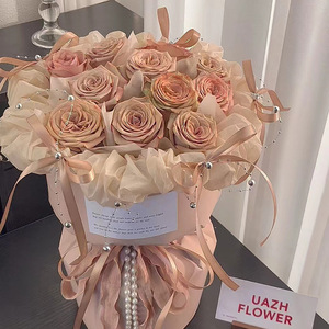 Grande Bouquet di 21 <span class=keywords><strong>Rose</strong></span> <span class=keywords><strong>Profumate</strong></span> in Sapone, Fiori Artificiali, Regalo per San Valentino Cinese, 520, Festa degli Insegnanti e Festa del Papà - Product Image 2