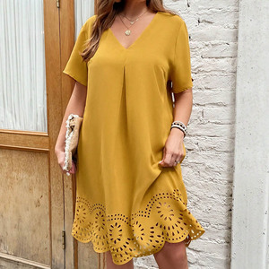 Tùy Chỉnh 2024 Mùa Hè Mới Đến Xu Hướng Thời Trang Sling Dài, Dresses Cộng Với Kích Thước Cô Gái Giản Dị Phụ Nữ Quần Áo Thực Vật In Vestidos/ - Product Image 4