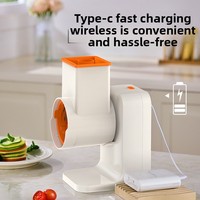 Oplaadbare ABS-materiaal multifunctionele volautomatische groentesnijder aardappelsnijder rasp huishoudelijk keukenhulpje