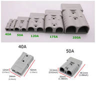 Conector de batería de 50A/120A/175A/350 600V, enchufe macho hembra de 2 pines para aplicación de PCB, modelo de avión serie SB50 SB120 SB175 SB350