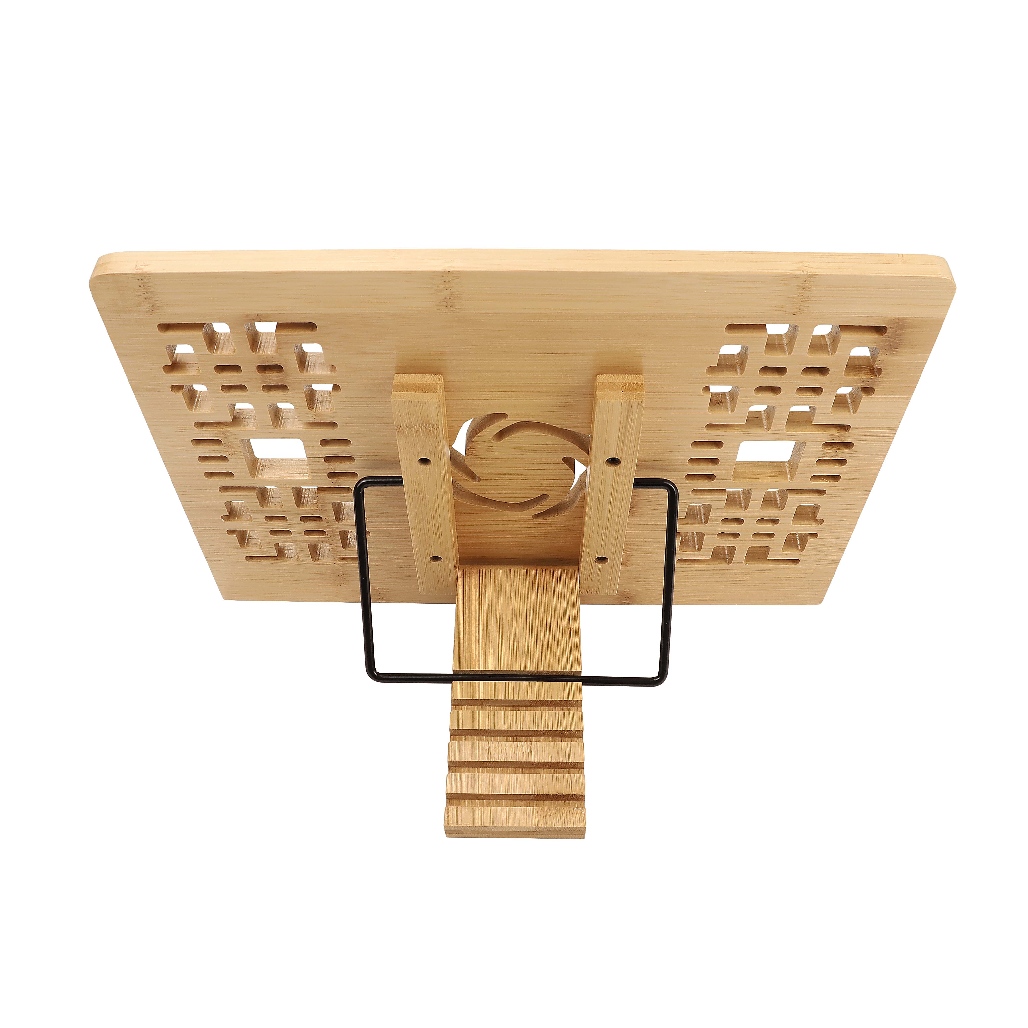 Складной стол на заказ, регулируемый деревянный бамбуковый держатель-подставка для чтения