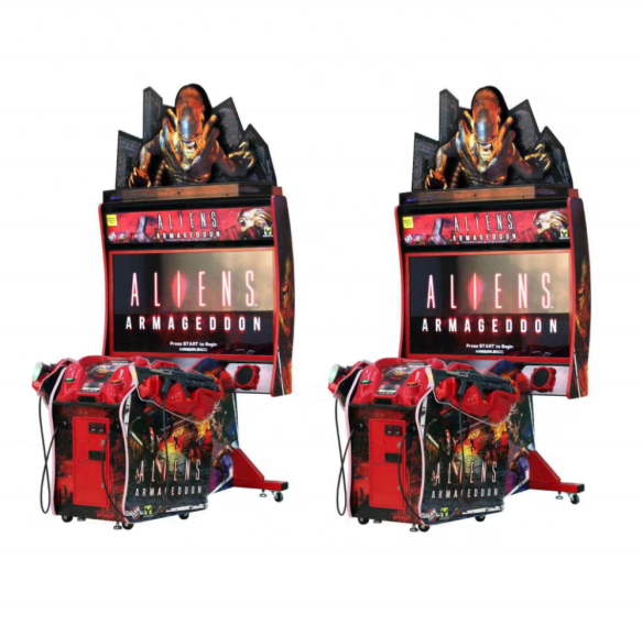 55 Inch LCD Aliens Armageddon Gun Shooting Game Machine Simulator Arcade Shooting Game Machine