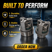 Katup Hisap Pompa Lumpur Rakitan Katup Pembuangan 3 Arm Spring Cage dengan Dudukan untuk Pompa Lumpur F-1000