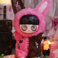 Authentique K.daydream Kiki Little Key Style gothique Night Elf Plush Pendant Trendy Collectible Vinyl Mystery Box for Birthday Gift