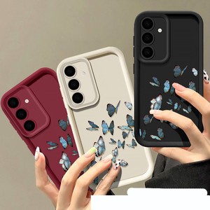 Coque de téléphone portable en TPU antichoc de style lentille d'appareil photo à imprimé papillon <span class=keywords><strong>original</strong></span> pour <span class=keywords><strong>Samsung</strong></span> A26 A32 A33 A34 A35 A36 <span class=keywords><strong>A50</strong></span> A51 - Product Image 2