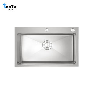 Fregadero De Cocina De Acero inoxidable De un solo cuenco, lavabo De lavado De verduras Rectangular, encimera De instalación, Fregaderos De Cocina - Product Image 3