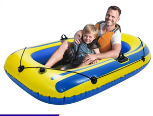 Kayak de pêche <span class=keywords><strong>gonflable</strong></span> en PVC écologique épaissi pour 2 à 4 <span class=keywords><strong>personnes</strong></span> avec pagaie et pompe à air - Product Image 4
