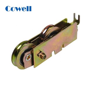 Hiện đại 1-1/4 "đôi thép trượt con lăn với vòng bi để dễ dàng cài đặt linh hoạt Patio cửa trượt con lăn ròng rọc - Product Image 2