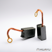 Brosse de charbon HUAYU FF-30 pour perceuse à eau, noire, résistante à l'usure, petite, pour outils électriques sans fil, vente en gros
