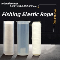 Fil de pêche en nylon transparent 200m, fil de pêche en nylon, fil élastique, ligne de pêche