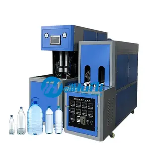 Botol air plastik PET Semi otomatis kualitas tinggi membuat mesin cetak tiup