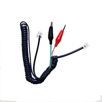 Telepon penguji bokong telepon alat telekomunikasi Set kabel jaringan perangkat uji profesional cek untuk kesalahan jalur telepon
