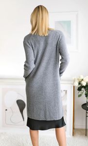 Cachemire <span class=keywords><strong>laine</strong></span> femmes Cardigan <span class=keywords><strong>manteau</strong></span> formel fête <span class=keywords><strong>manteau</strong></span> femmes pull en tricot côtelé - Product Image 6
