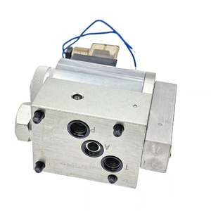 Vanne à bille solénoïde 10B 23QDF10B315E24 AC220V, vanne hydraulique bidirectionnelle, acier au carbone, 1 entrée, pression maximale 315 bars - Product Image 2