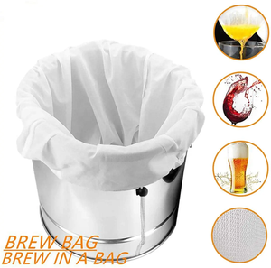 Cấp Thực Phẩm Thêm Tốt Lưới Túi Lọc Cho Rượu Vang Hoa Bia & Hạt Tái Sử Dụng Nhà Bia Bia Làm Bao - Product Image 6