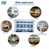 Trampa de Insectos UV de Pared 6604, Lámpara Atrapa Moscas de 365nm con Placa Adhesiva para Control de Plagas en Interiores