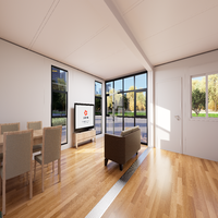 Maison conteneur préfabriquée en acier de 40 pieds, extensible et étanche, avec chambre à coucher extensible, pour atelier et entrepôt