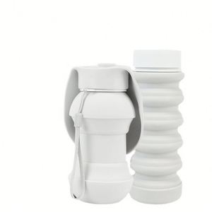 Outdoor Pet Water Dispenser Collapsible Food Grade Silicone Cup <b>Dogs</b> Travel Bag-Friendly <b>Bottle</b> for Pets - Product Image 4