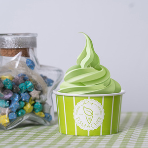 Bán Buôn Dùng Một Lần <span class=keywords><strong>Ice</strong></span> <span class=keywords><strong>Cream</strong></span> Và Sữa Chua Giấy <span class=keywords><strong>Container</strong></span> Với Nắp Đậy - Product Image 2