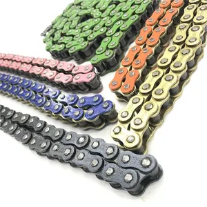 High Quality Motorcycle Spare Parts Motorcycle Chain for Gold Plated Customized Logo Oem High Performance Motorcycle Chain X 125