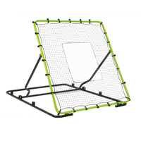 Filet de rebond portable pour balle de baseball, pare-chocs réglables sur trois niveaux, pliable, en acier, avec logo personnalisé