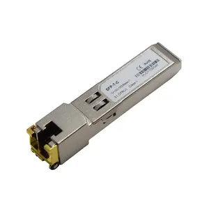 Müttefik Telesis uyumlu Fiber optik glc-t 1000base bakır SFP-T alıcı