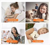 Peluche Éléphant Chauffante Personnalisée avec Poids, Jouet en Peluche Doux et Chauffable, Mascotte Personnalisée