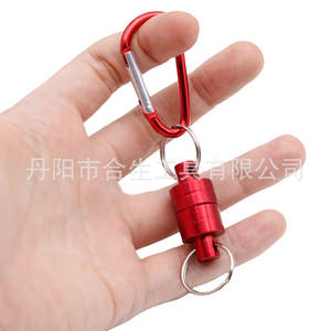 Mosquetón Magnético Mr Drill, Llavero de Aleación de Aluminio Rojo, Equipo de Seguridad Duradero para Senderismo, 22g, Tipo Universal - Product Image 4