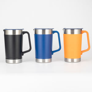 Taza de <span class=keywords><strong>Café</strong></span> de Acero Inoxidable con Aislamiento al Vacío de 64 oz, Tazas de Cerámica Portátiles para Bebidas Calientes para Sudamérica - Product Image 3