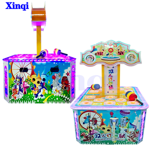 Fabbrica di alta qualità personalizzato doppio esercizio riflessi veloci Whack talpa Arcade Machine Hit Hammer bambini gioco a gettoni - Product Image 6
