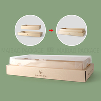Boîte Cadeau de Luxe Personnalisée pour Pâtisseries Arabes, Desserts, Chocolats, Crownies, Basbusa, Gâteau aux Dattes avec Poignée de Transport