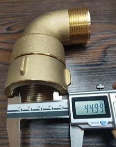 Adaptateur coudé pivotant en laiton haute pression: <span class=keywords><strong>raccord</strong></span> de connecteur de <span class=keywords><strong>tuyau</strong></span> d'incendie femelle à mâle NPT de 2" - Product Image 4
