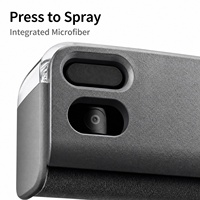 Nettoyant d'écran 2 en 1, spray et chiffon microfibre pour téléphone, tablette, ordinateur portable, moniteur, appareil photo, lunettes