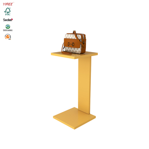 Détail hign end sac à main raccords de magasin personnalisé bois or fenêtre exposition salon stand pop up stand - Product Image 1