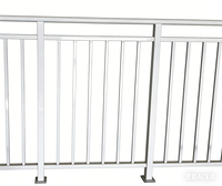 Balustrade de balcon en acier galvanisé anti-rouille, conforme aux codes, en acier zingué thermolaqué résistant aux intempéries