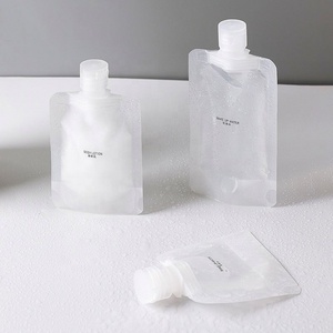 Reusable 30ml 50ml 100ml Portable Lotion Dispenser Bag Leak Proof Refillable Matte <b>Pouches</b> Cosmetic Packaging Storage Container - Product Image 4