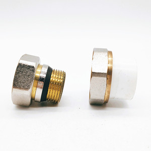 DN15-DN25 piedino 1.6Mpa ad angolo in ottone PPR manuale valvola termostatica <span class=keywords><strong>per</strong></span> il controllo della temperatura di riscaldamento hvac - Product Image 6